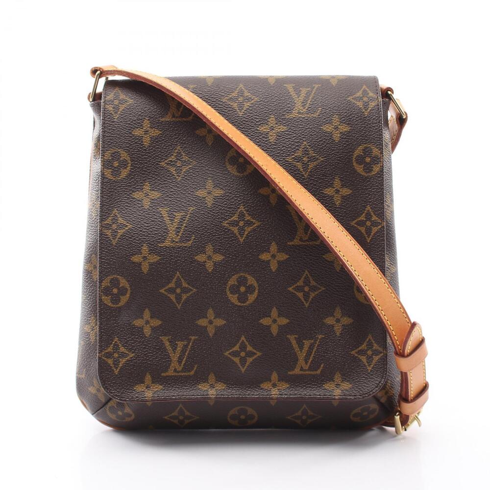 Louis Vuitton Musette Salsa Long Strap Shoulder Bag Canvas Leather Monogram